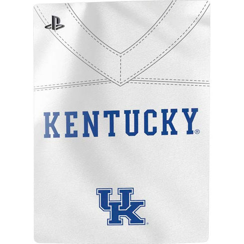 University of Kentucky White Jersey PS5 Digital Edition Console Skin
